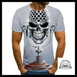 T-shirt Tête de Mort Crâne Micro