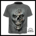 T-shirt Tête de Mort Déchirure