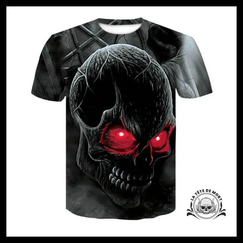 T-shirt Tête de Mort Démon