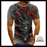 T-shirt Tête de Mort Démon Cauchemar