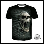 T-shirt Tête de Mort Démoniaque