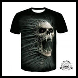 T-shirt Tête de Mort Démoniaque