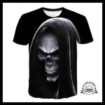 T-shirt Tête de Mort Faucheuse