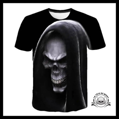 T-shirt Tête de Mort Faucheuse