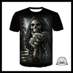 T-shirt Tête de Mort Faucheuse Boss
