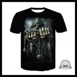 T-shirt Tête de Mort Faucheuse Game Over