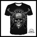 T-shirt Tête de Mort Guns