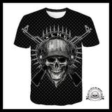 T-shirt Tête de Mort Guns