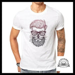 T-shirt Tête de Mort Hipster