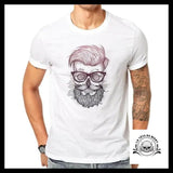 T-shirt Tête de Mort Hipster