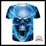 T-Shirt Tête de Mort Homme