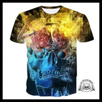 T-Shirt Tête de Mort Homme