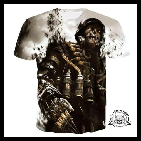 T-Shirt Tête de Mort Homme