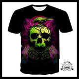T-Shirt Tête de Mort Homme
