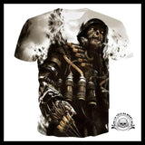 T-Shirt Tête de Mort Homme