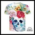 T-Shirt Tête de Mort Homme