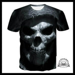 T-Shirt Tête de Mort Homme