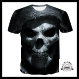 T-Shirt Tête de Mort Homme
