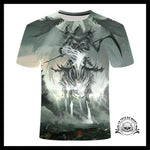 T-Shirt Tête de Mort Lion