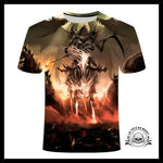 T-Shirt Tête de Mort Lion