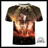 T-Shirt Tête de Mort Lion
