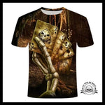 T-Shirt Tête de Mort Lion