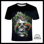 T-Shirt Tête de Mort Lion