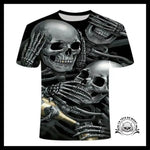 T-Shirt Tête de Mort Lion
