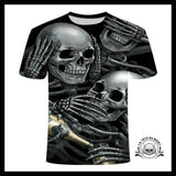 T-Shirt Tête de Mort Lion