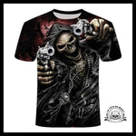T-Shirt Tête de Mort Lion