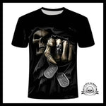 T-Shirt Tête de Mort Lion