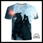 T-Shirt Tête de Mort Lion