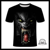 T-Shirt Tête de Mort Lion