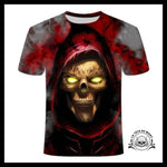 T-Shirt Tête de Mort Lion