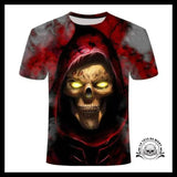 T-Shirt Tête de Mort Lion