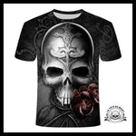 T-Shirt Tête de Mort Lion