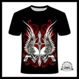 T-Shirt Tête de Mort Lion