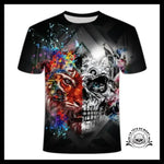 T-Shirt Tête de Mort Lion