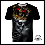 T-Shirt Tête de Mort Lion