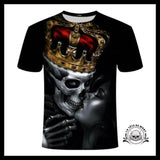 T-Shirt Tête de Mort Lion