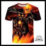 T-Shirt Tête de Mort Lion