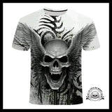 T-Shirt Tête de Mort Lion