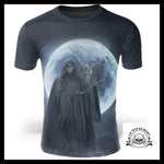 T-Shirt Tête de Mort Lune