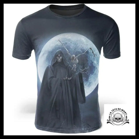 T-Shirt Tête de Mort Lune