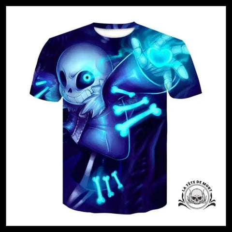 T-shirt Tête de Mort Manga