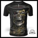 T-Shirt Tête de Mort Mécanique