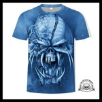 T-shirt Tête de Mort Monstre Glacial