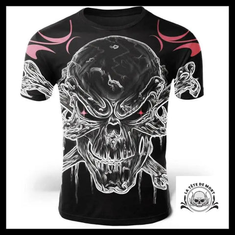 T-Shirt Tête de Mort Pirate