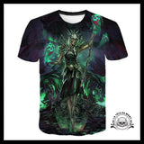 T-shirt Tête de Mort Prêtresse Vaudou
