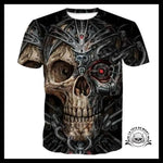 T-shirt Tête de Mort Robot